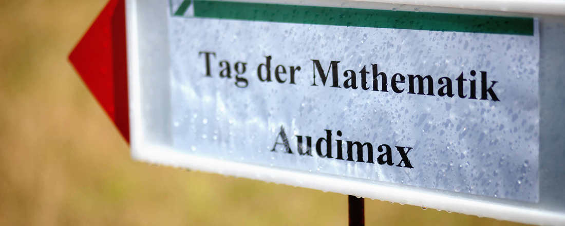 Wegweiser mit Informationen zum TdM